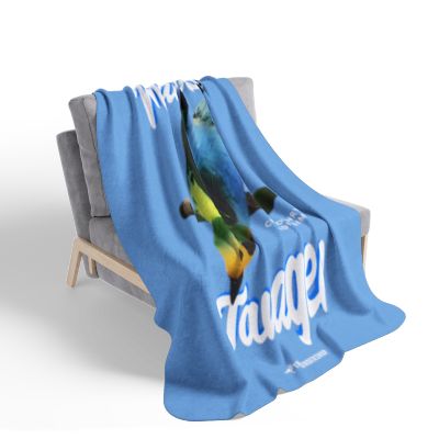 Multicolored Tanager Sherpa Blanket