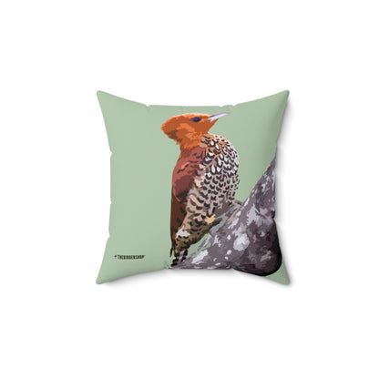 Cinnamon Woodpecker Cushion