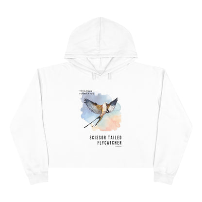 Scissor-tailed Flycatcher Crop Hoodie