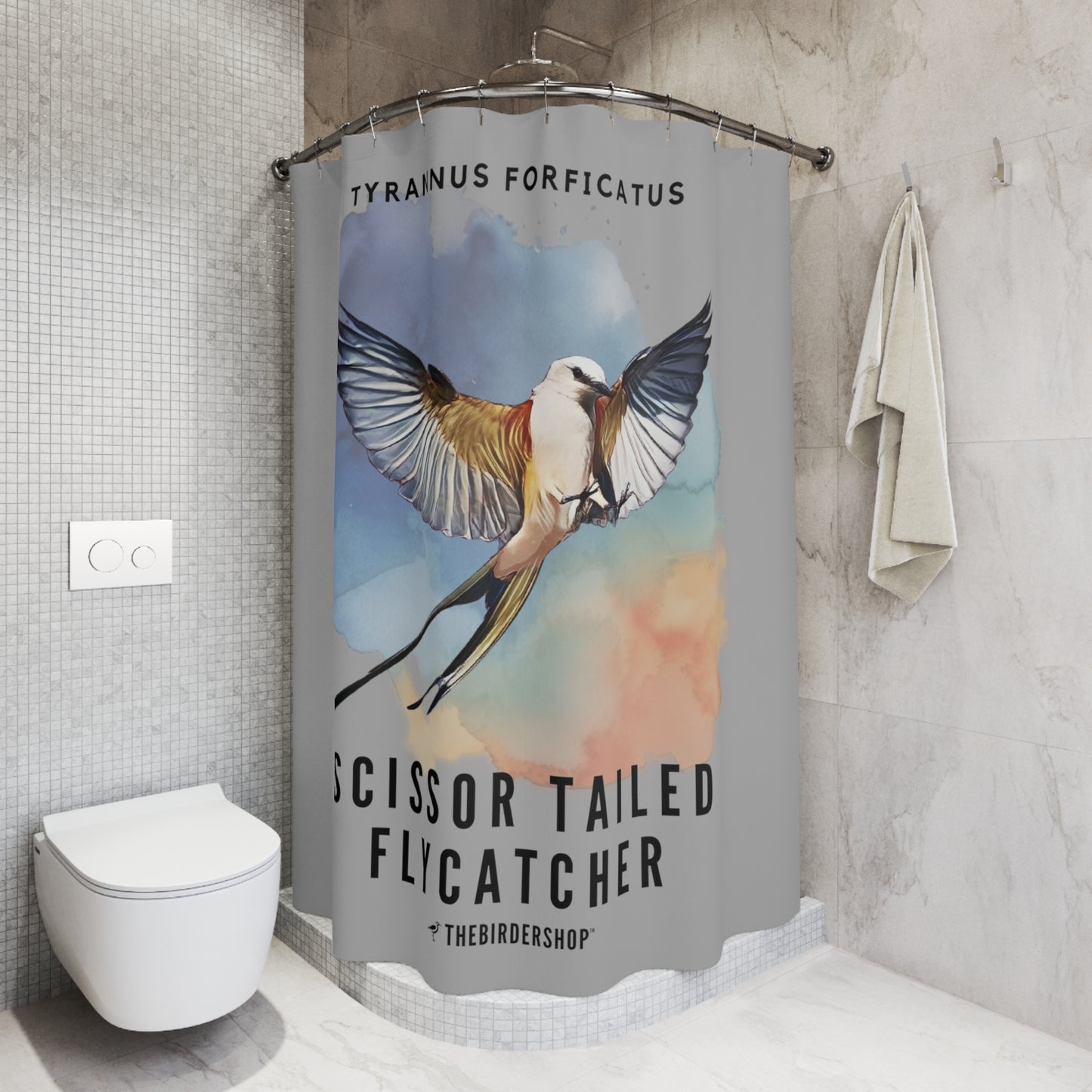 Scissor Tailed Flycatcher Shower Curtain