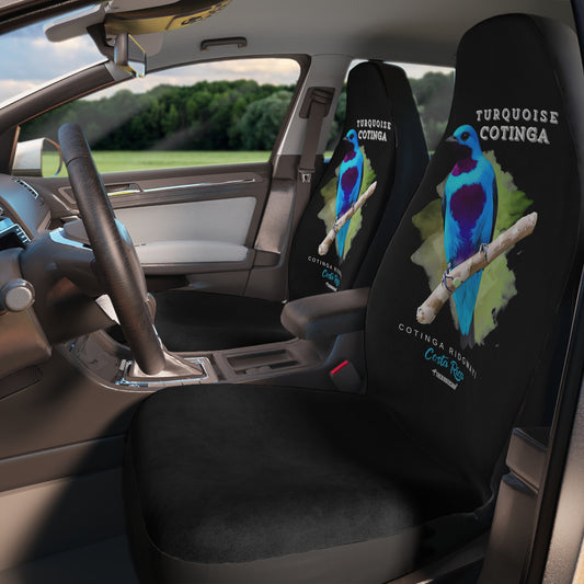 Turquoise Cotinga Seat Covers