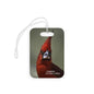 Vermilion Cardinal Luggage Tag