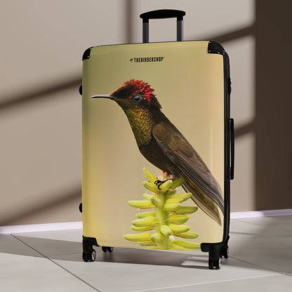 Ruby Topaz Hummingbird Suitcase